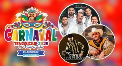 Carnaval Tenosique 2025: Fidel Rueda, La Arrolladora, El Komader y más, esta es la cartelera complet