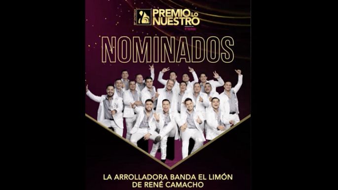 La Arrolladora Banda El Limón competirá en Premio Lo Nuestro en una categoría