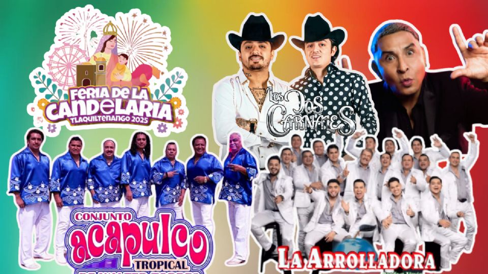 Estos son los artistas que se presentarán en la Feria de la Candelaria Tlaquiltenango 2025