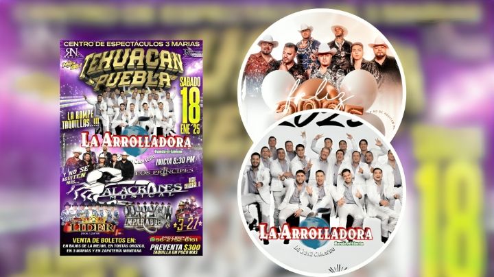 Tehuacán 2025: ¿Cuándo se presentará la Arrolladora Banda El Limón y Alacranes Musical en Puebla?