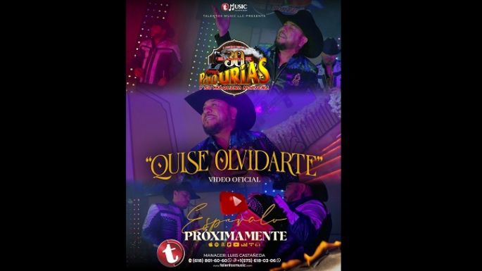 Pronto saldrá el video de “Quise olvidarte”