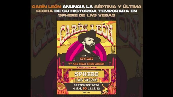 Carin León: Una fecha más en Las Vegas
