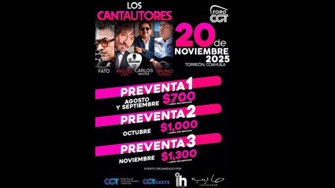 Falta poco para recibir en la laguna a Los Cantautores