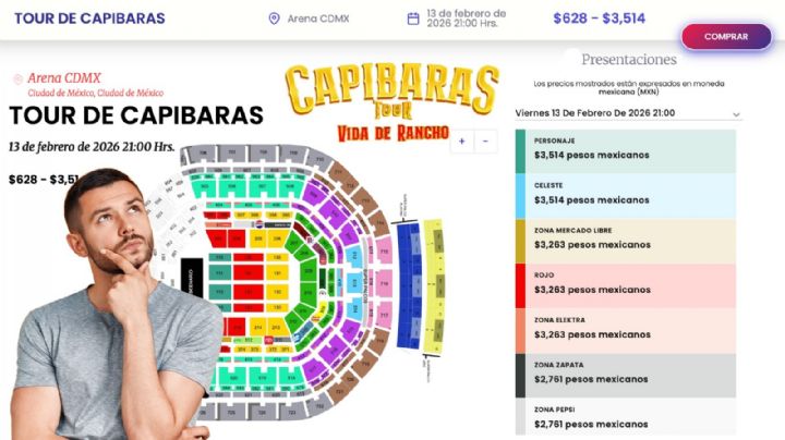 Capibaras Tour Arena CDMX: ¿Cómo comprar boletos para ver a El Coyote y Chuy Lizárraga en Superboletos?