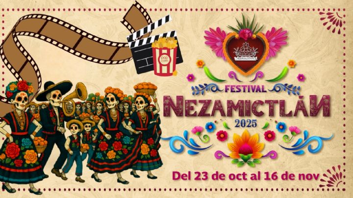 Festival Nezamictlán 2025: Cartelera de cine del "Necro Film Fest" para HOY 23 de octubre