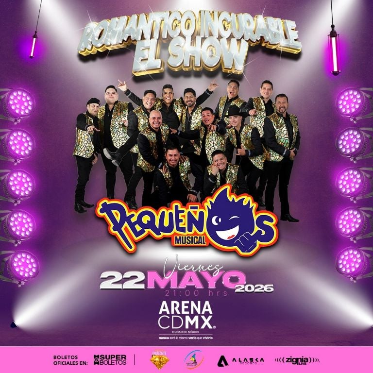 Pequeños Musical confirma concierto en la Arena CDMX 2026