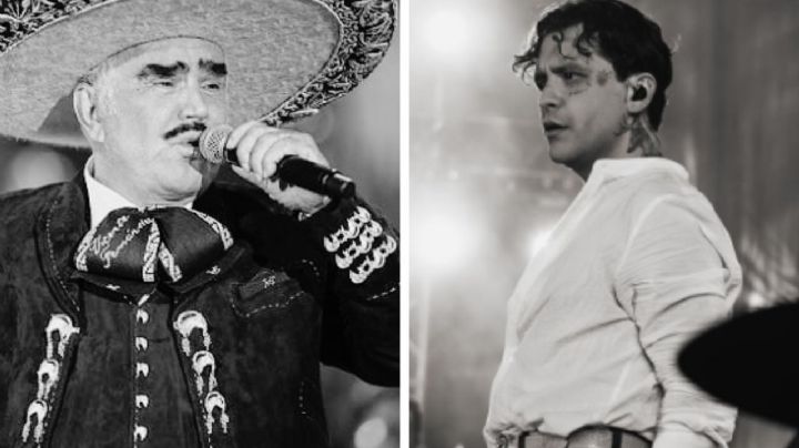 Christian Nodal comparte dueto con Vicente Fernández: "Espero así suene mi viaje al cielo" (VIDEO)