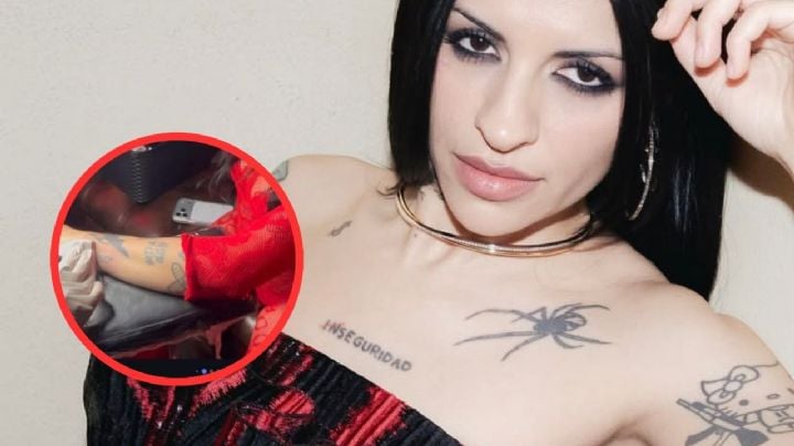 Este es el impactante significado del nuevo tatuaje de Cazzu