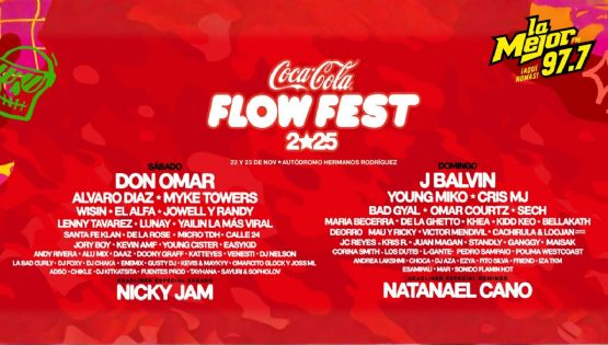 Festival Flow Fest 2025: Fechas, Boletos y ¡Pases GRATIS con La Mejor 97.7 FM!