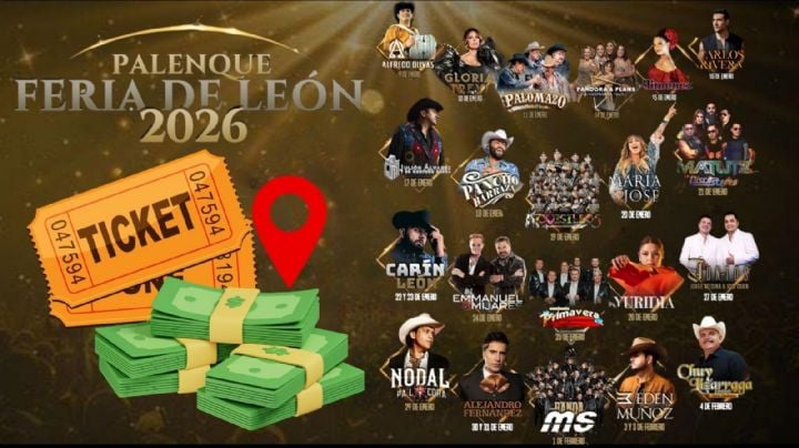 Boletos Palenque León 2026: Lista completa de zonas y precios por artista; puntos de venta