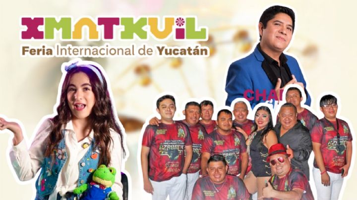 Feria Xmatkuil Yucatán 2025: Cartelera completa de artistas que darán concierto HOY 16 de noviembre; precio de los boletos