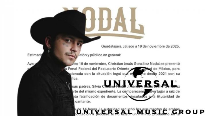 Christian Nodal lanza comunicado tras librar vinculación a proceso en caso con Universal Music