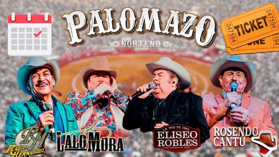 Palomazo Norteño anuncia concierto en la Plaza de Toros México 2026
