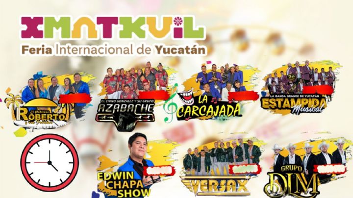 Feria Xmatkuil Yucatán 2025: ¿Qué artistas se presentarán GRATIS HOY 23 de noviembre?