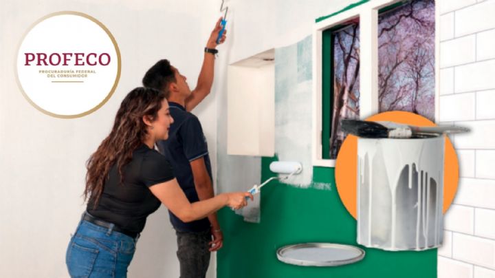 Estas son las mejores marcas de pintura, según estudio de la Profeco