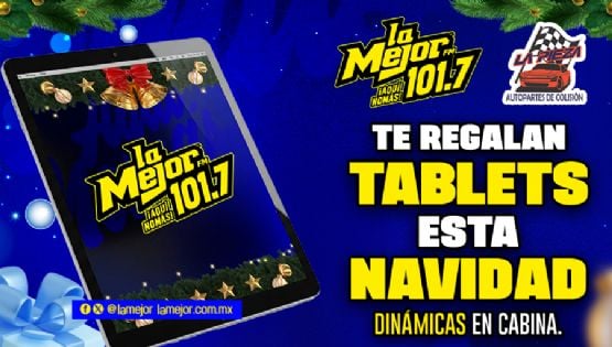 La Mejor 101.7 FM te regala una tablet esta navidad