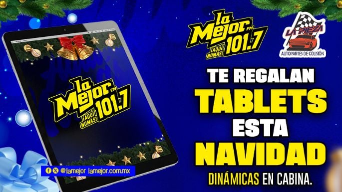 La Mejor 101.7 FM te regala una tablet esta navidad