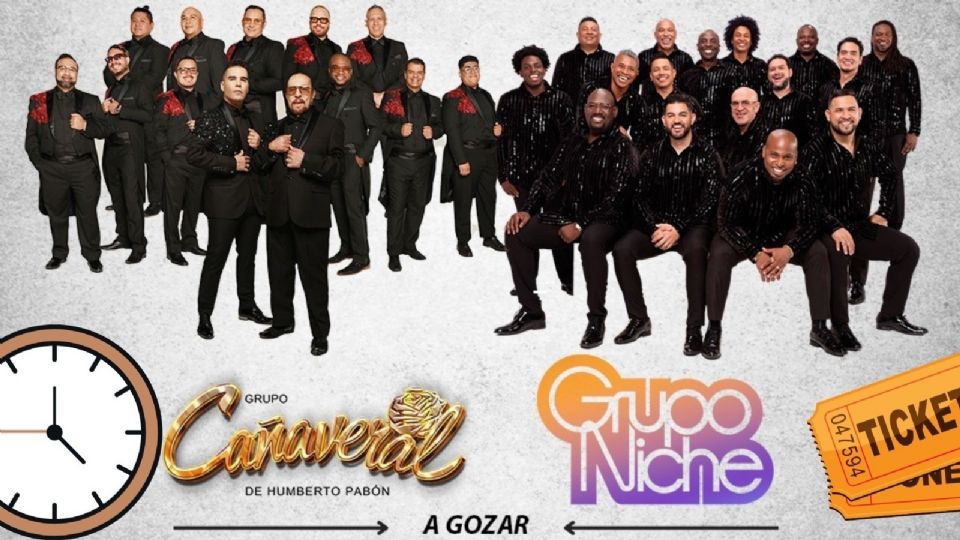 Cañaveral y Grupo Niche se presentarán HOY en la Arena CDMX