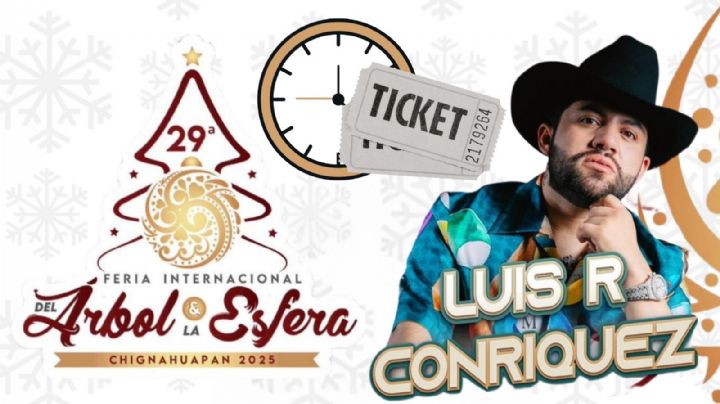 Feria del Árbol y la Esfera Chignahuapan 2025: ¿A qué hora empieza el concierto de Luis R Conriquez HOY 29 de noviembre en Puebla?