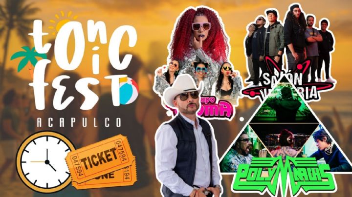 Tonic Fest Acapulco 2025: Horarios por artistas que darán concierto GRATIS HOY 29 de noviembre en la CLAUSURA