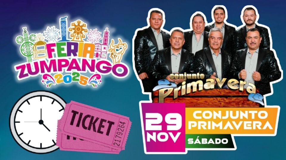Conjunto Primavera se presentará HOY en la Feria Zumpango 2025