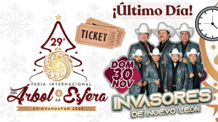 Feria del Árbol y la Esfera Chignahuapan 2025: ¿Qué artistas darán concierto HOY 30 de noviembre en la CLAUSURA? Programa completo