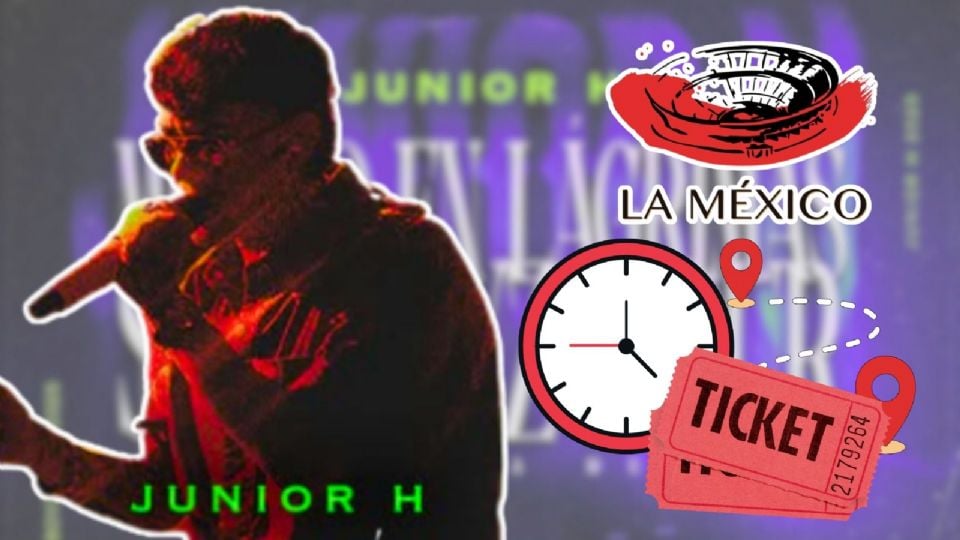 Horarios, rutas y detalles para los conciertos de Junior H en la Plaza de Toros México 2025