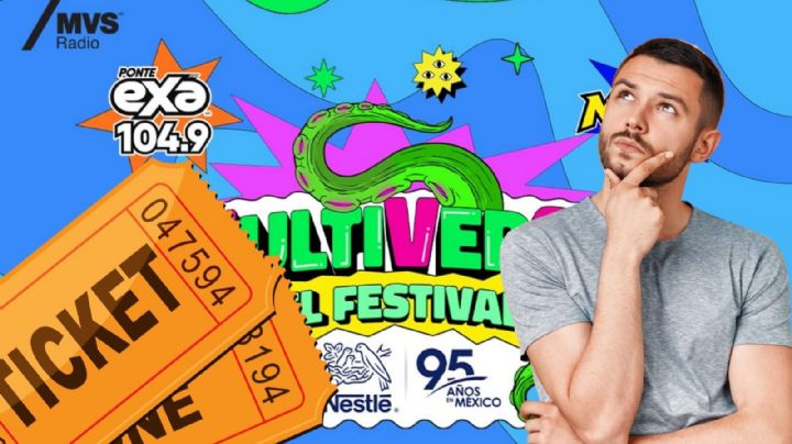 Mapa del Festival Multiverso Nestlé 95 años: Zonas de boletos Sur, Norte, Platino y General