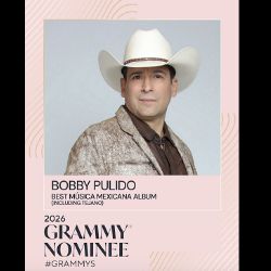 Bobby Pulido se despide con nominación al Grammy Americano 2026