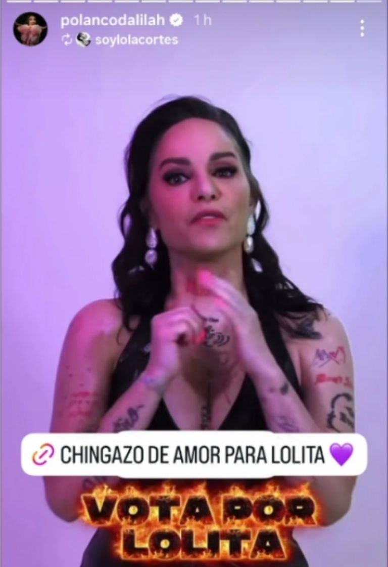 Historia de Dalilah Polanco en redes sociales