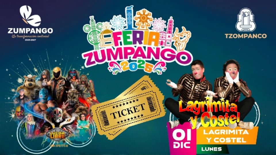 Feria Zumpango 2025 Cartel de artistas y programa completo de actividades HOY 1 de diciembre