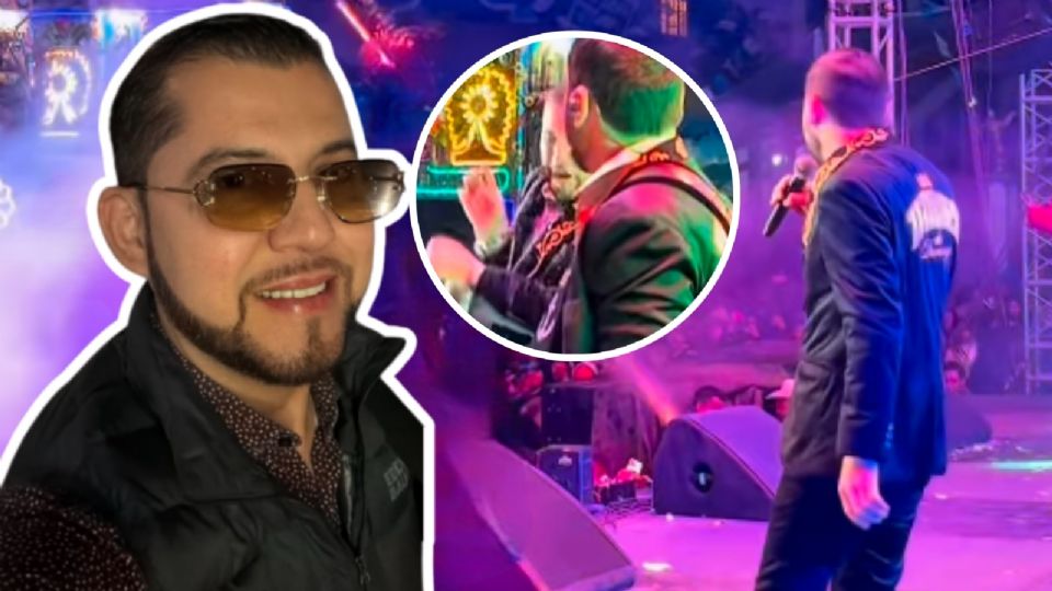Vocalista de Titanes de Durango recibe botellazo en pleno concierto Así fue su reacción