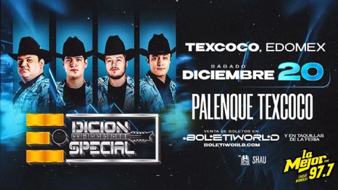 Edición Especial Llega al Palenque de Texcoco. ¡Boletos GRATIS con La Mejor 97.7 FM!