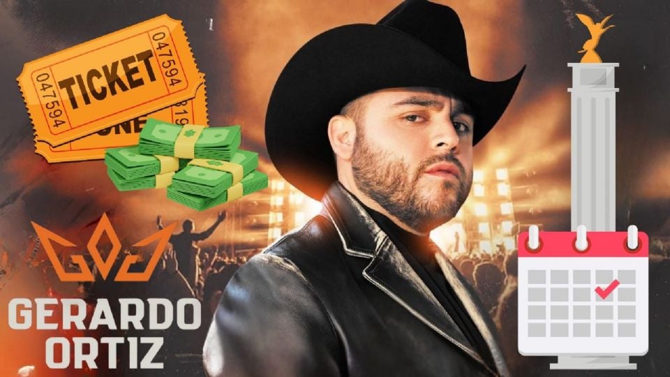 Gerardo Ortiz dará concierto en CDMX 2026.