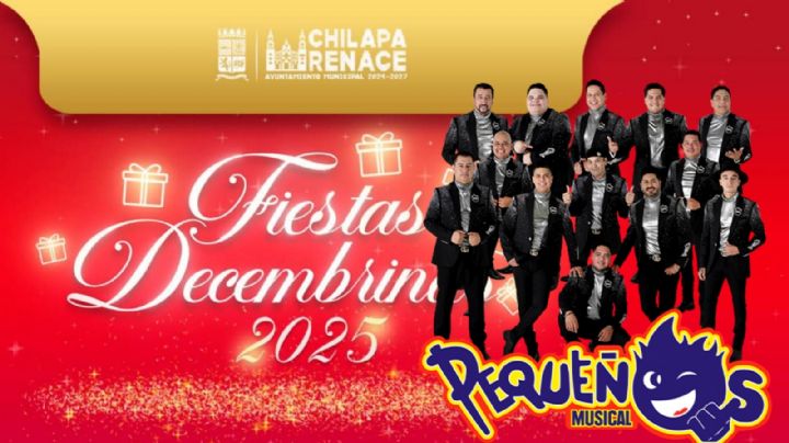 Fiestas Decembrinas Chilapa 2025: Cartel de artistas y programa de actividades HOY 12 de diciembre
