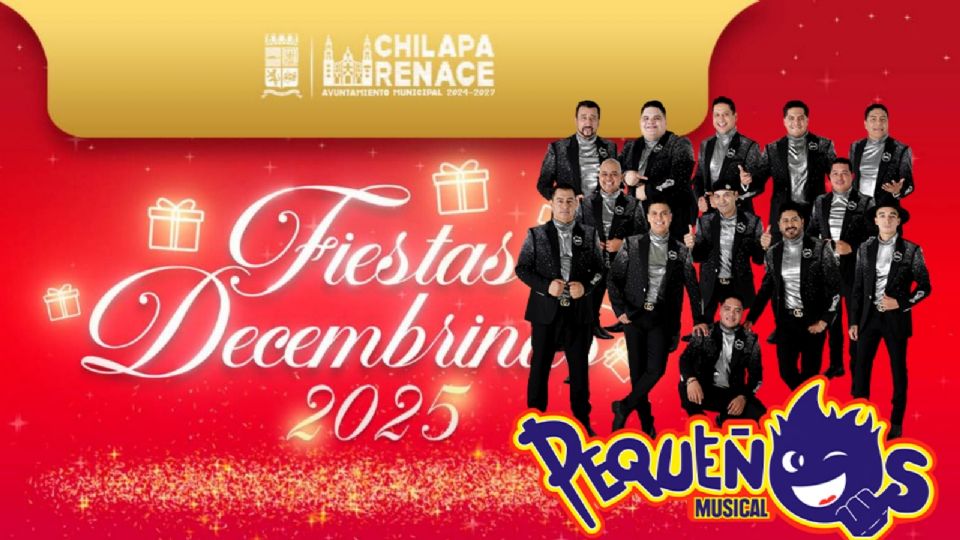 Fiestas Decembrinas Chilapa 2025: Cartel de artistas y programa de actividades HOY 12 de diciembre