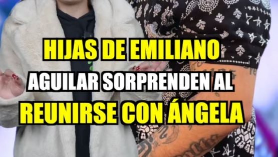 Hijas de Emiliano Aguilar sorprenden al reunirse con Ángela Aguilar en pleno concierto
