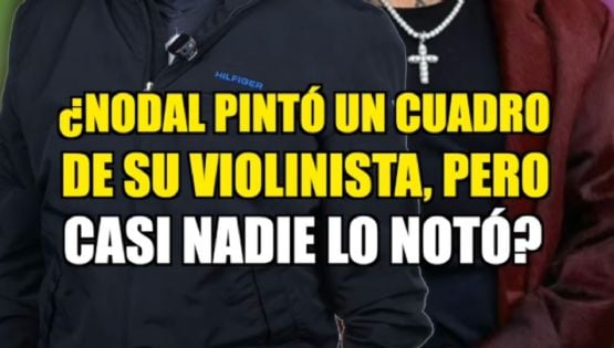 ¿Nodal pintó un cuadro de su violinista? La teoría viral que casi nadie notó