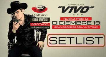 Alfredo Olivas CDMX: este es el posible setlist para su concierto HOY 19 de diciembre en la Plaza de Toros La México