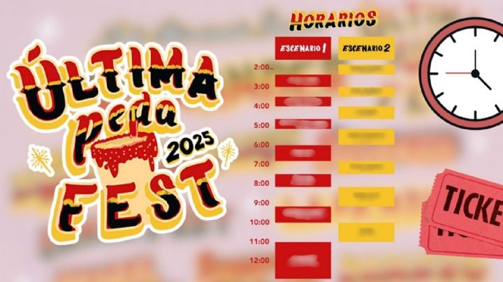 Última Peda Fest 2025: Horarios por artista que darán concierto HOY 20 de diciembre en CDMX; precio de los boletos