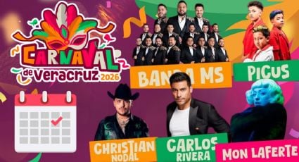 Carnaval de Veracruz 2026: Cartelera completa de artistas y actividades GRATIS; fechas y sedes