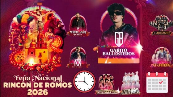Feria Nacional Rincón de Romos 2026: Cartelera completa de artistas que darán concierto en Ags
