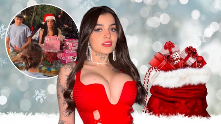 VIDEO | Karely Ruiz lleva la Navidad a "niños que no podrán recibir su regalito"