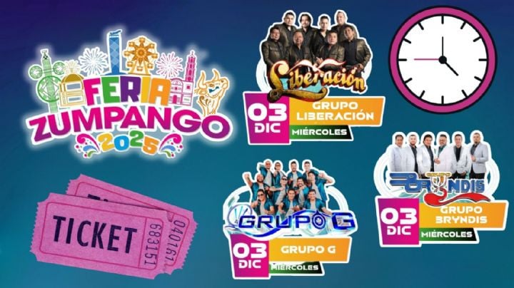 Feria Zumpango 2025: Cartelera completa de artistas que darán concierto HOY 3 de diciembre en el EDOMEX