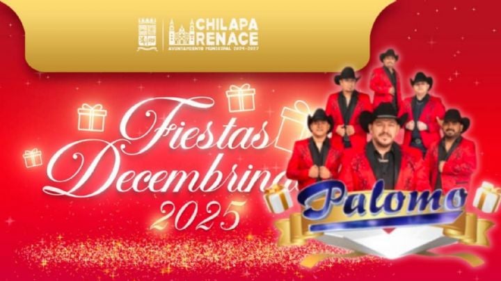 Fiestas Decembrinas Chilapa 2025: Cartel de artistas y programa de actividades para HOY 3 de diciemb