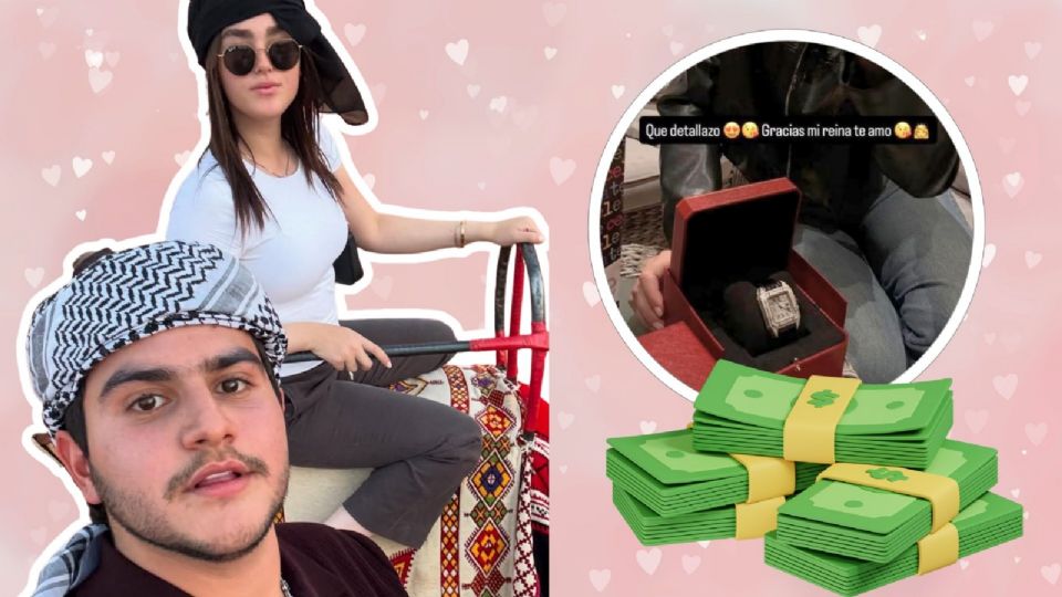 Emily Álvarez sorprendió a su novio con lujoso regalo.