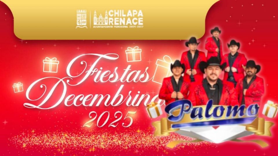 Fiestas Decembrinas Chilapa 2025 Cartel de artistas y programa de actividades para HOY 3 de diciembre