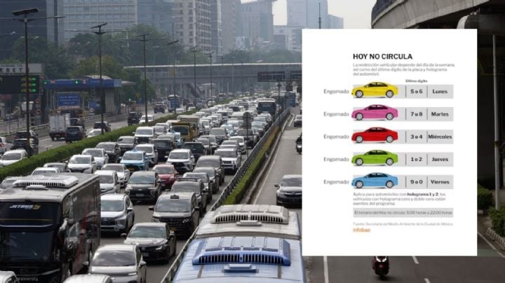 ¿Contingencia ambiental? Estos autos NO circulan el 31 de diciembre y 1 de enero en CDMX
