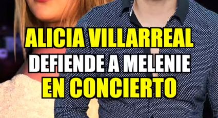 Alicia Villarreal detiene su concierto para defender a Melenie y desata polémica