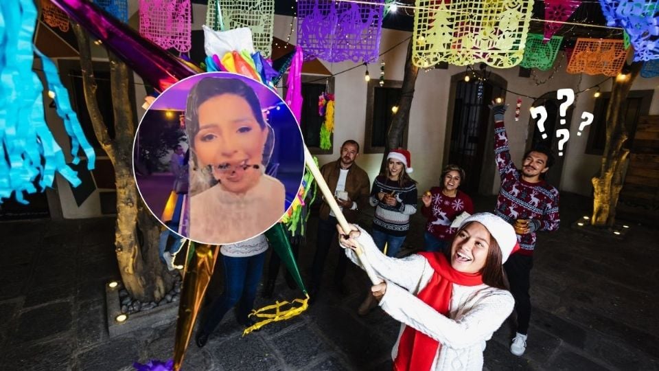 Piñata con rostro de Ángela Aguilar es destruida en posada y divide opiniones